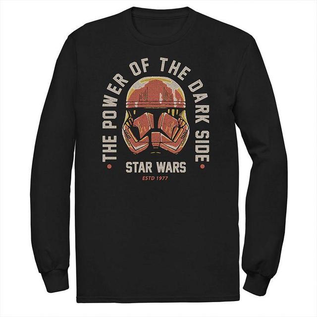 Mens Star Wars The Rise of Skywalker Power of Sith Trooper Long Sleeve Graphic Tee Black Product Image