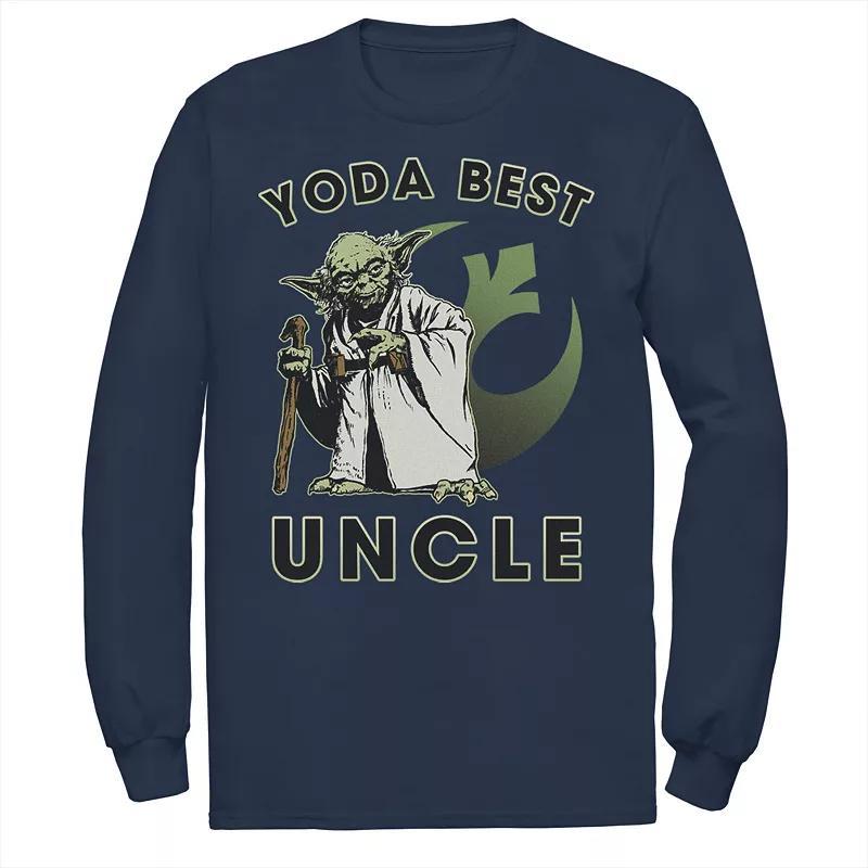 Mens Star Wars Yoda Best Uncle Rebel Logo Tee Product Image