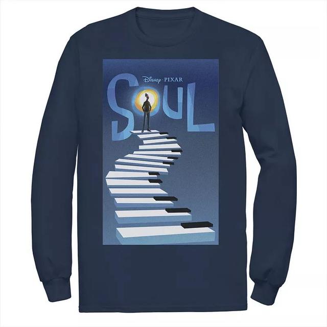 Mens Disney / Pixar Soul Poster Tee Blue Product Image