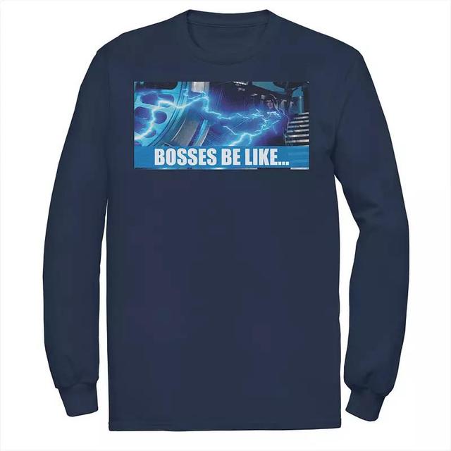 Mens Star Wars Bosses Be Like Meme Tee Blue Product Image