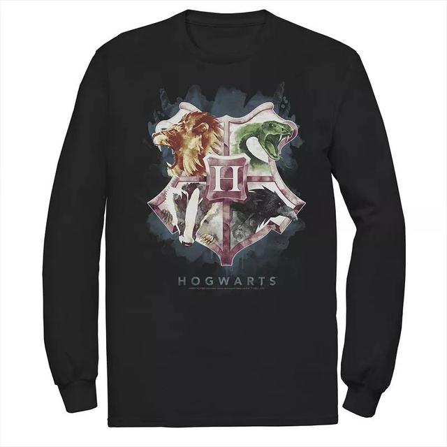 Mens Harry Potter Hogwarts Crest Watercolor Tee Product Image