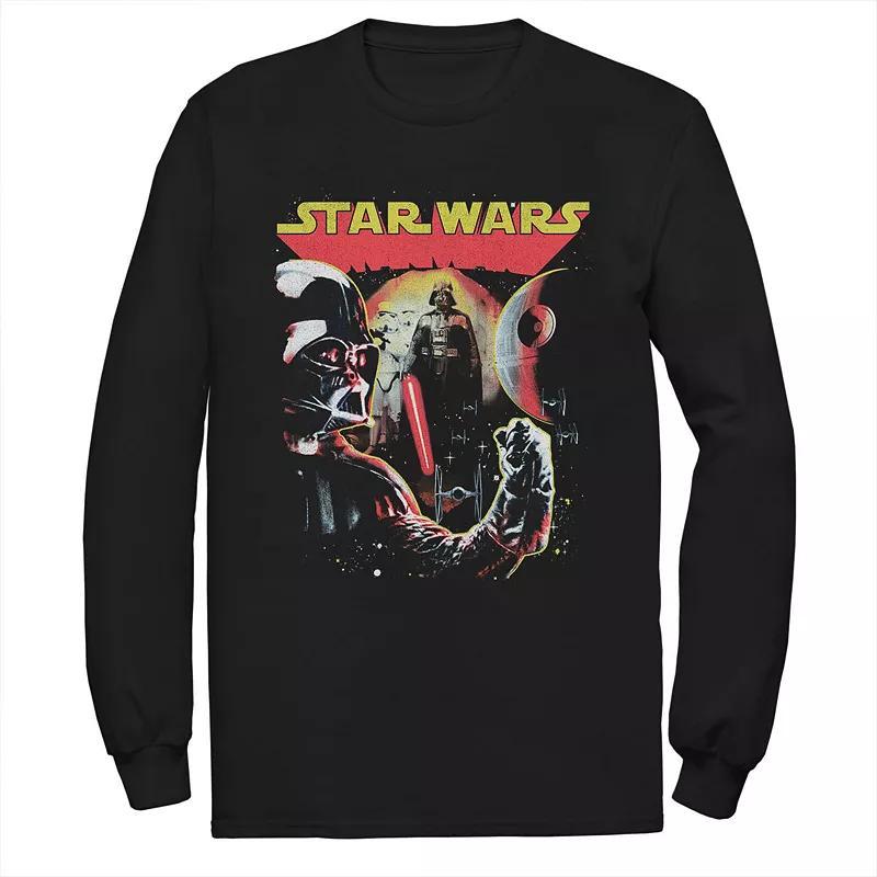 Disneys Star Wars Mens Father Son Galactic Battle Long Sleeve Tee Blue Product Image