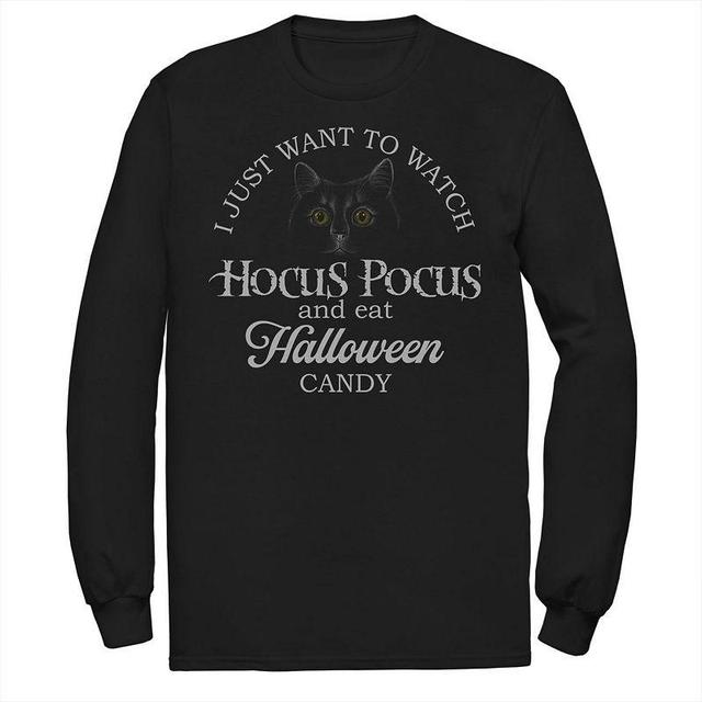 Disneys Hocus Pocus Mens I Just Want To Watch And Eat Candy Tee Product Image