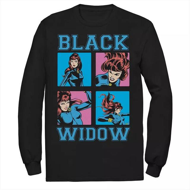 Mens Marvel Widow Classic Retro Comic Boxed Up Action Shot Tee Product Image