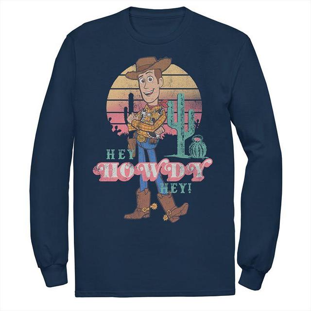 Mens Disney/Pixar Toy Story Howdy Woody Tee Blue Product Image