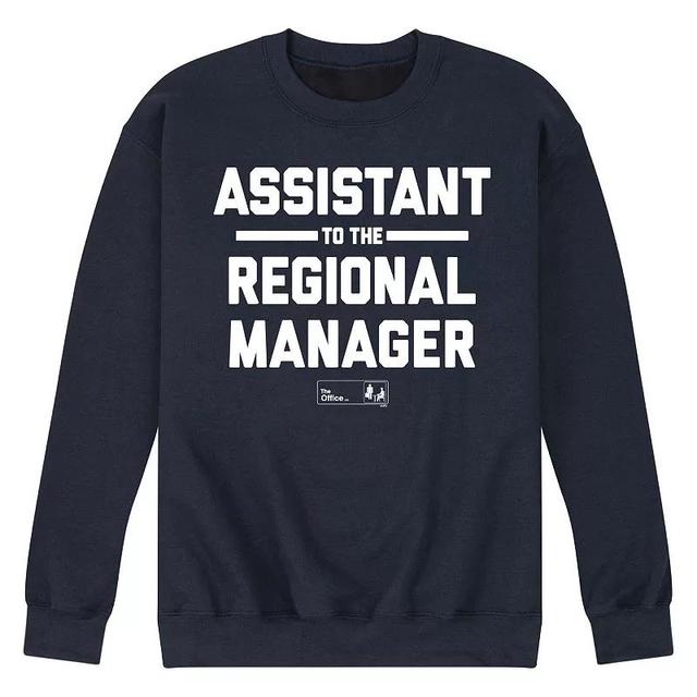 Mens The Office Assistant Regional Mgr Sweatshirt Blue Product Image