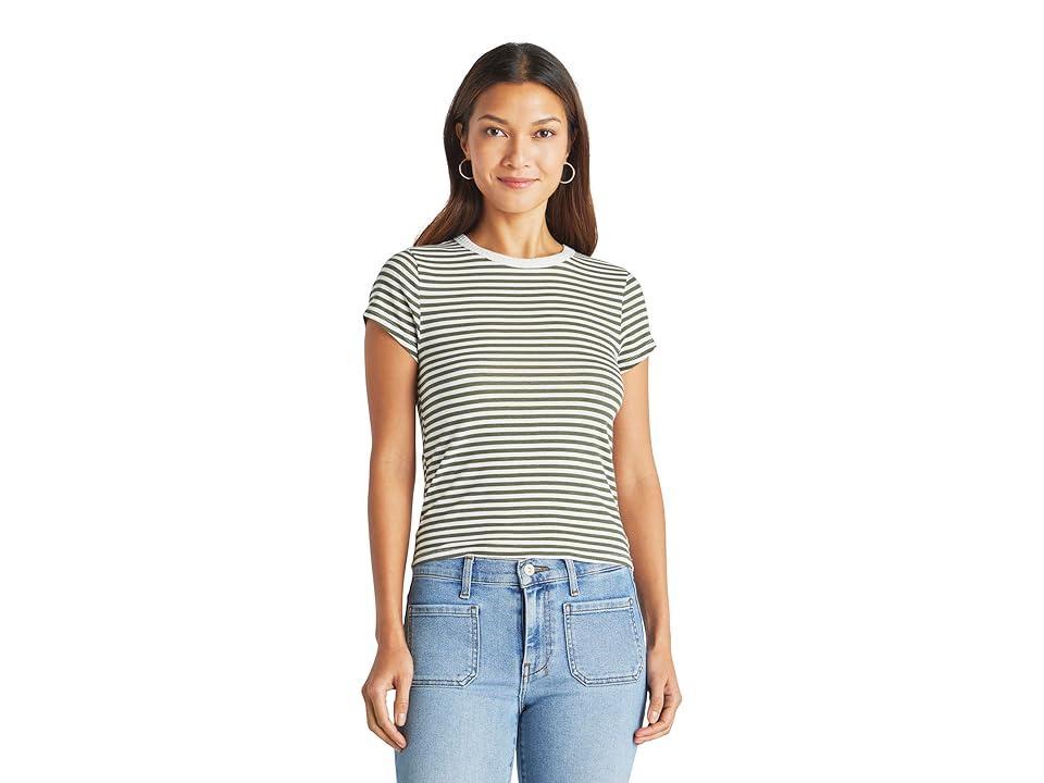 Splendid Candice Stripe Linen Blend T-Shirt Product Image