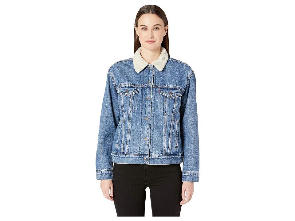 Levi's(r) Premium Ex-Boyfriend Sherpa Trucker (Addicted To Love) Women's Coat Product Image