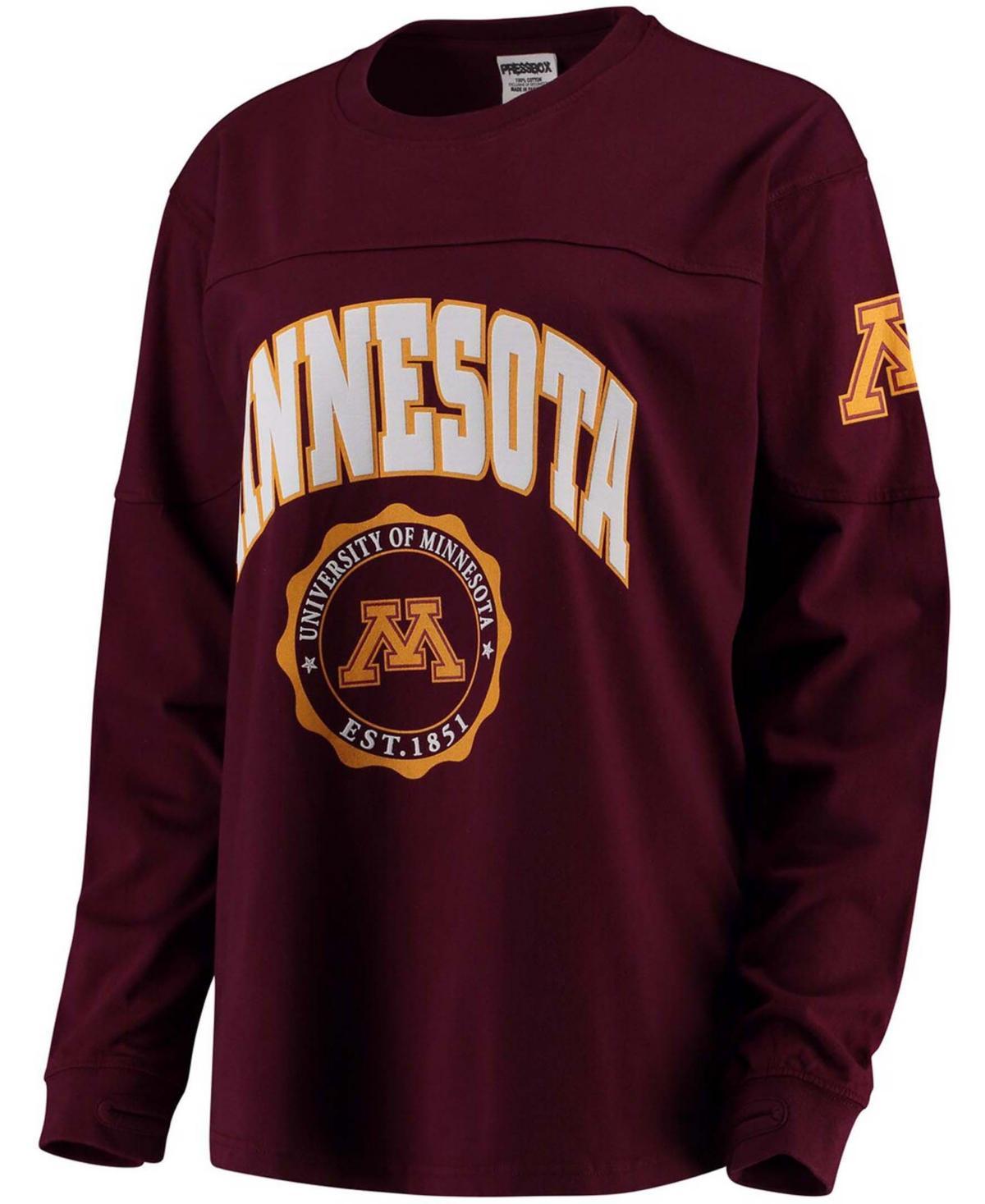 Womens Maroon Minnesota Golden Gophers Edith Long Sleeve T-shirt Product Image