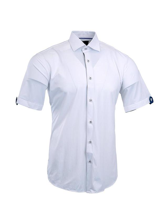 Maceoo Galileo Regular Fit Short Sleeve Button-Up Shirt Product Image