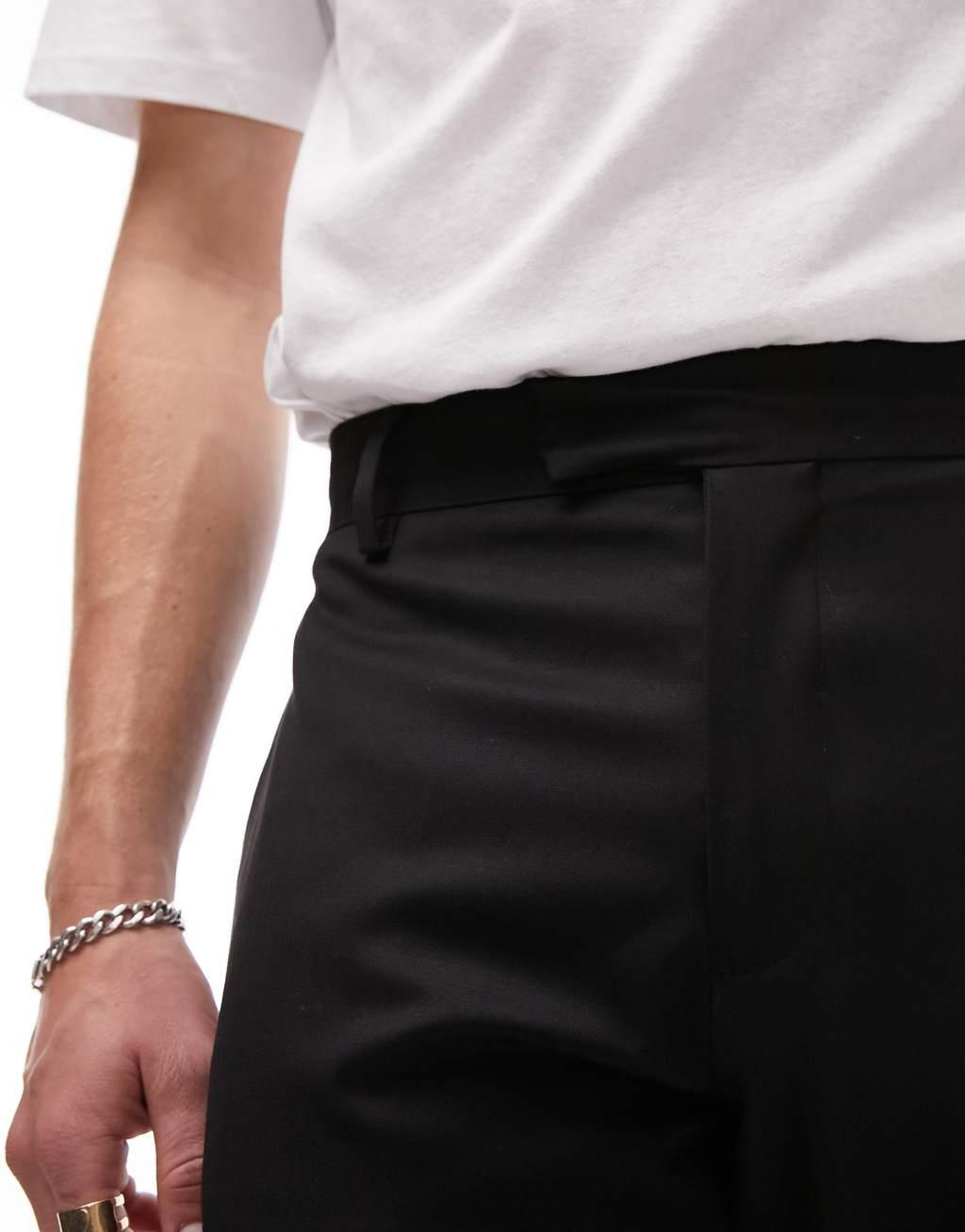 Topman wide leg smart pants Product Image