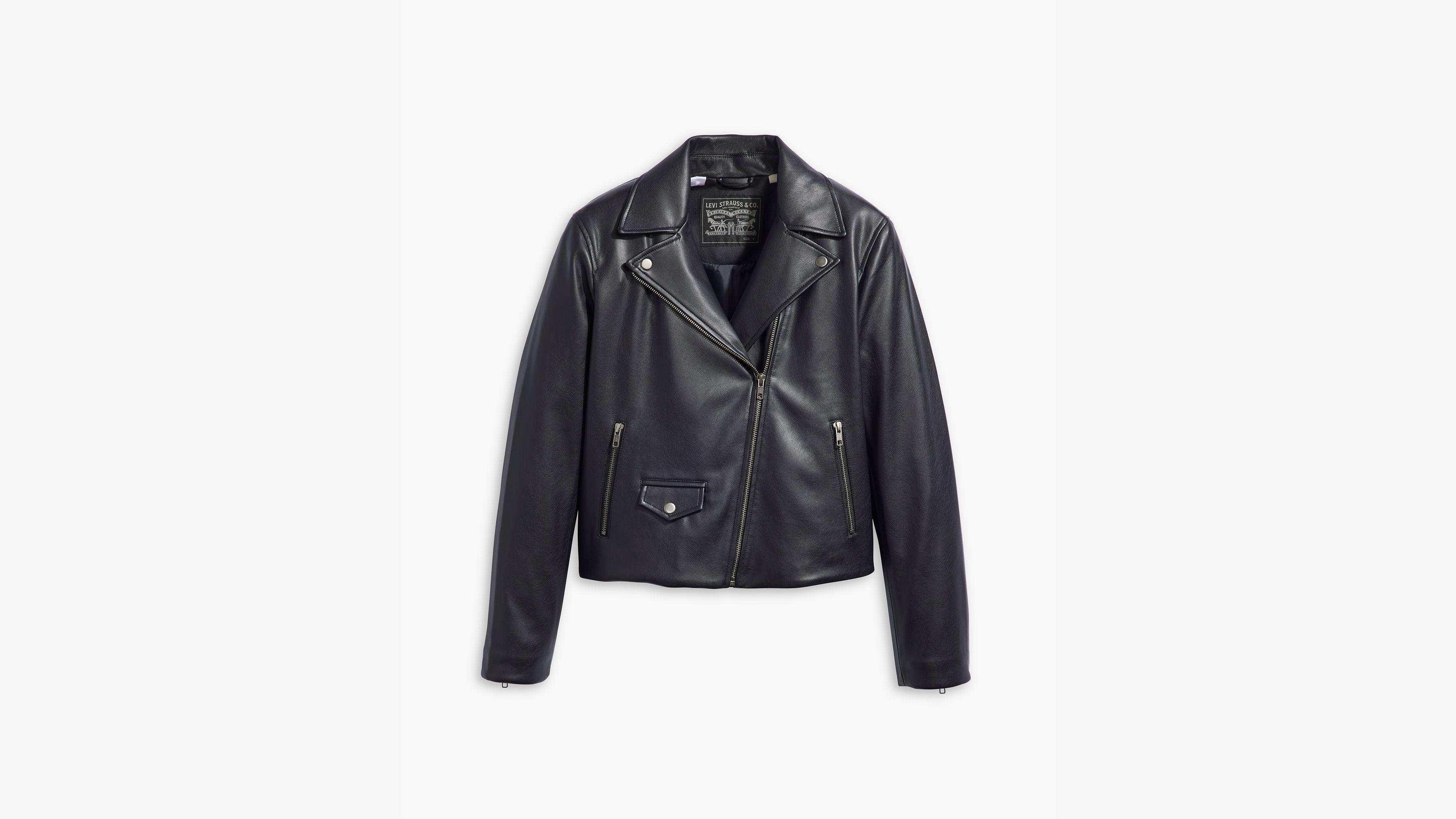 Lelou Shrunken Moto Jacket Product Image