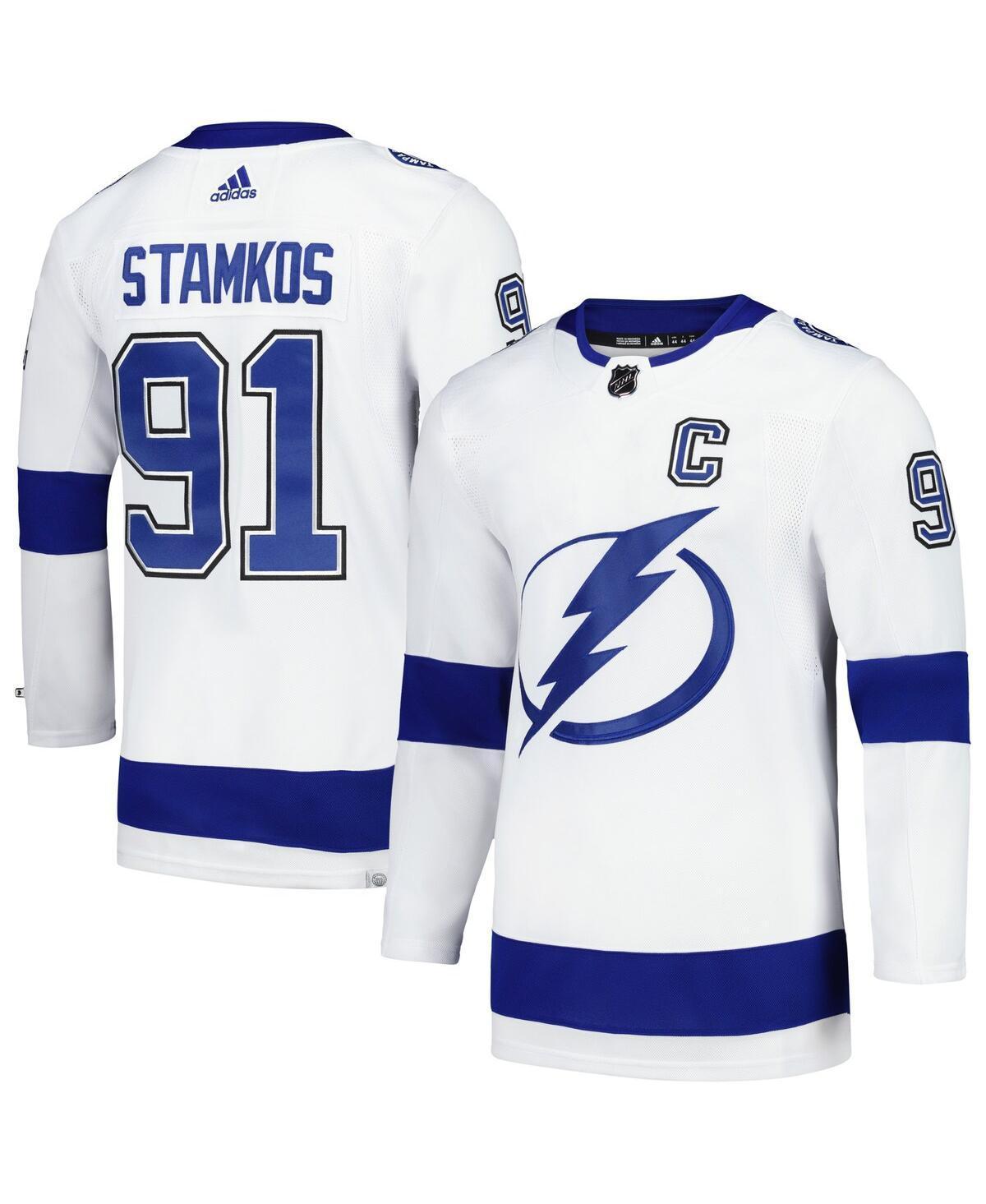 Mens adidas Steven Stamkos White Tampa Bay Lightning Away Authentic Player Jersey - White Product Image