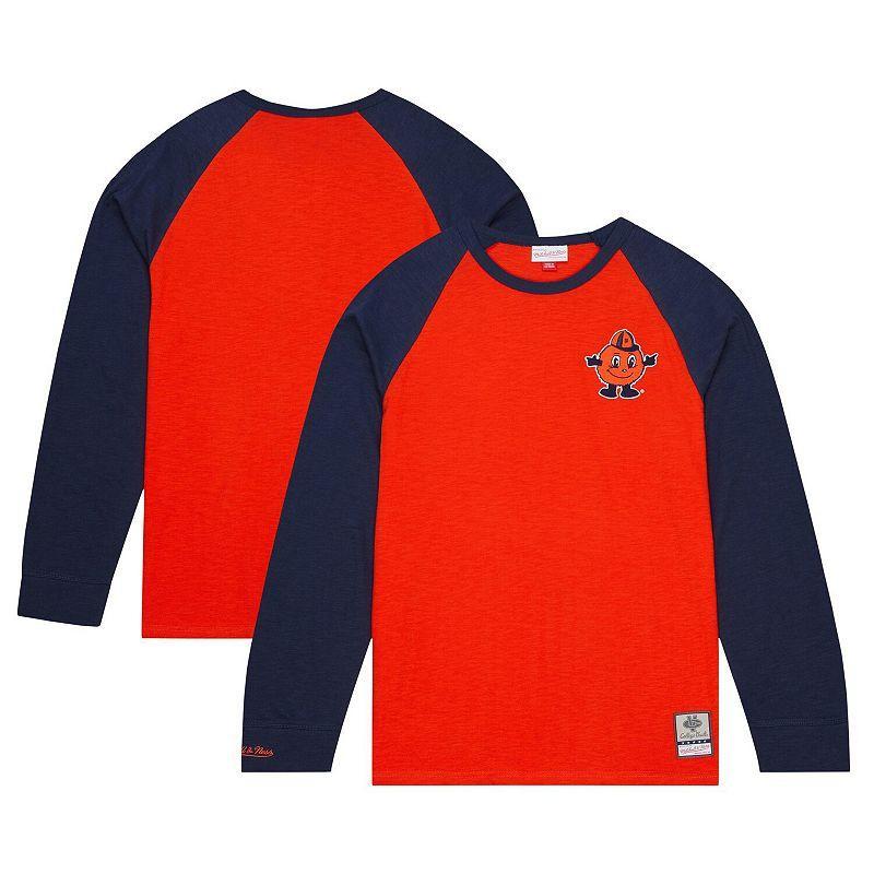 Mens Mitchell & Ness Syracuse Legendary Slub Raglan Long Sleeve T-Shirt Product Image