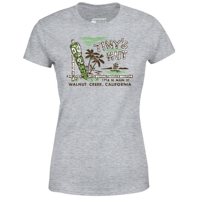 Tiny's Hut - Walnut Creek, CA - Vintage Tiki Bar - Women's T-Shirt Female Product Image