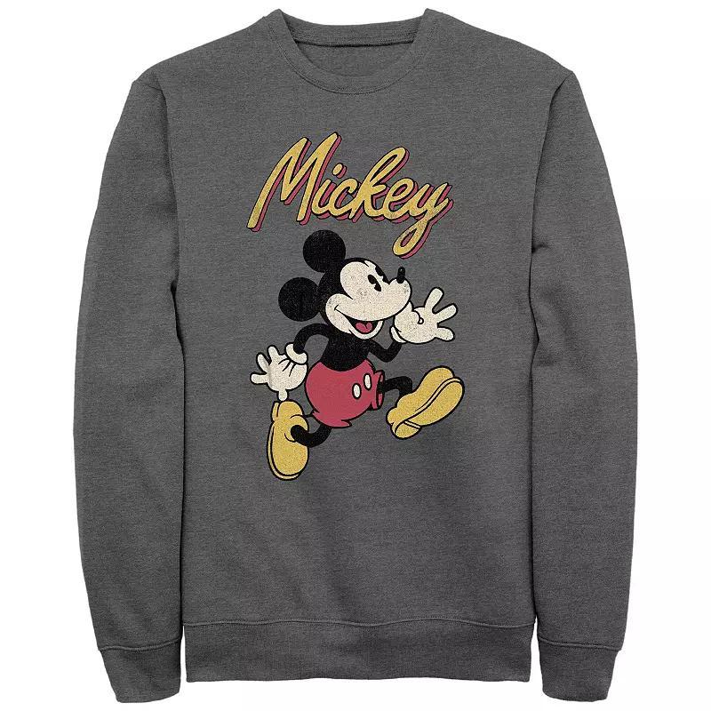 Mens Disneys Mickey And Friends Mickey Classic Run Portrait Sweatshirt Product Image