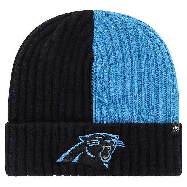 Mens 47 Carolina Panthers Fracture Cuffed Knit Hat Product Image