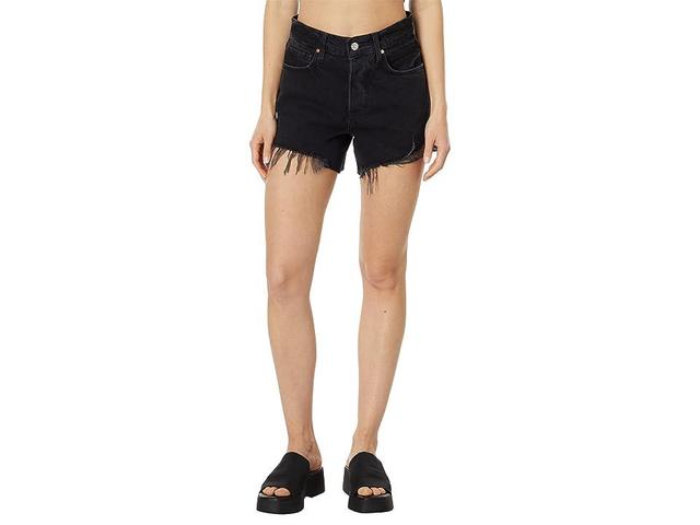 Paige Asher Shorts w/ Uneven Hem (Fade Destructed) Women's Shorts Product Image