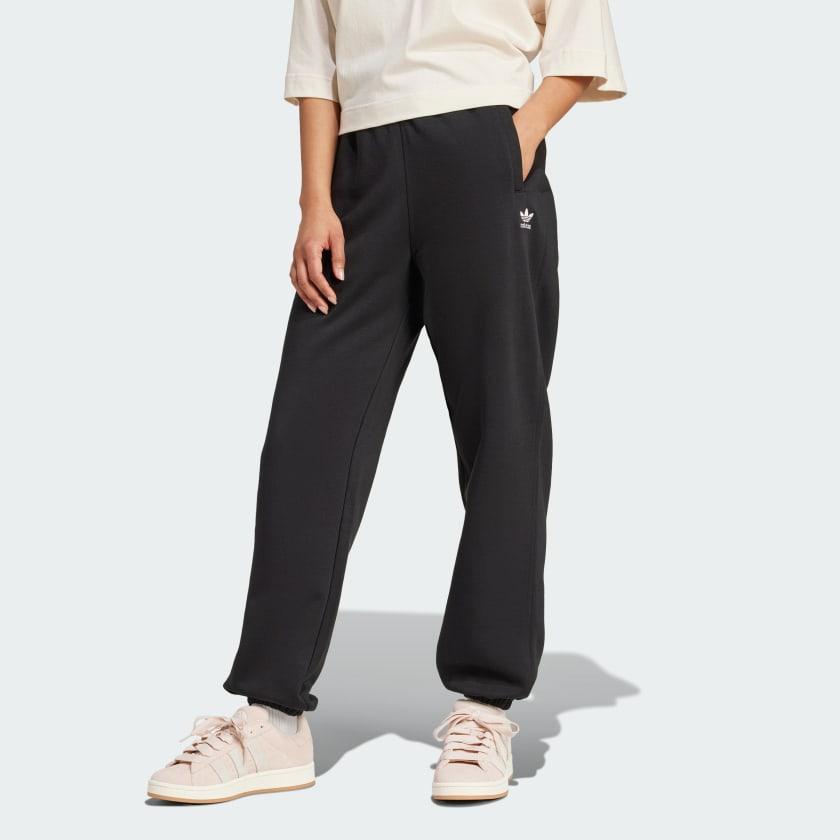 adidas Essentials Fleece Loose Joggers Shadow Brown M Womens Product Image