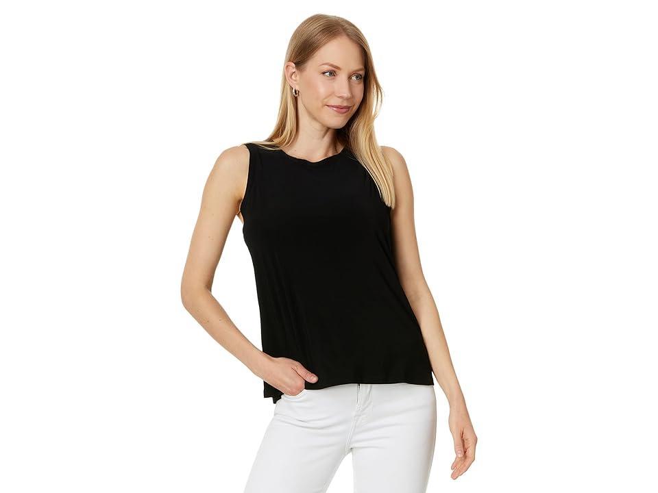 Vince Camuto Womens Crewneck Split Back Keyhole Tank Top Product Image