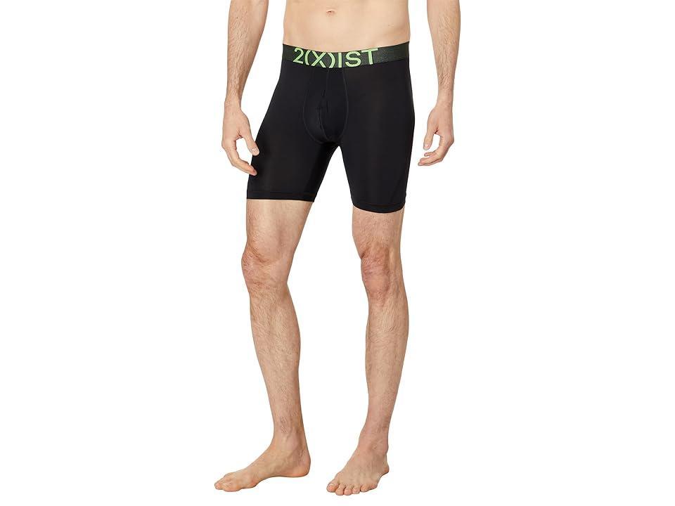 2(X)IST Speed Dri Lightning Boxer Brief 6In Beauty/Jasmine Green) Men's Underwear Product Image