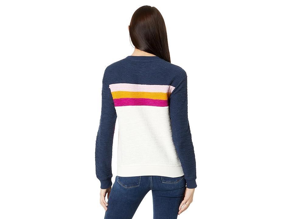 Faherty Vista Stripe Pullover (Twilight Vista) Women's Sweater Product Image