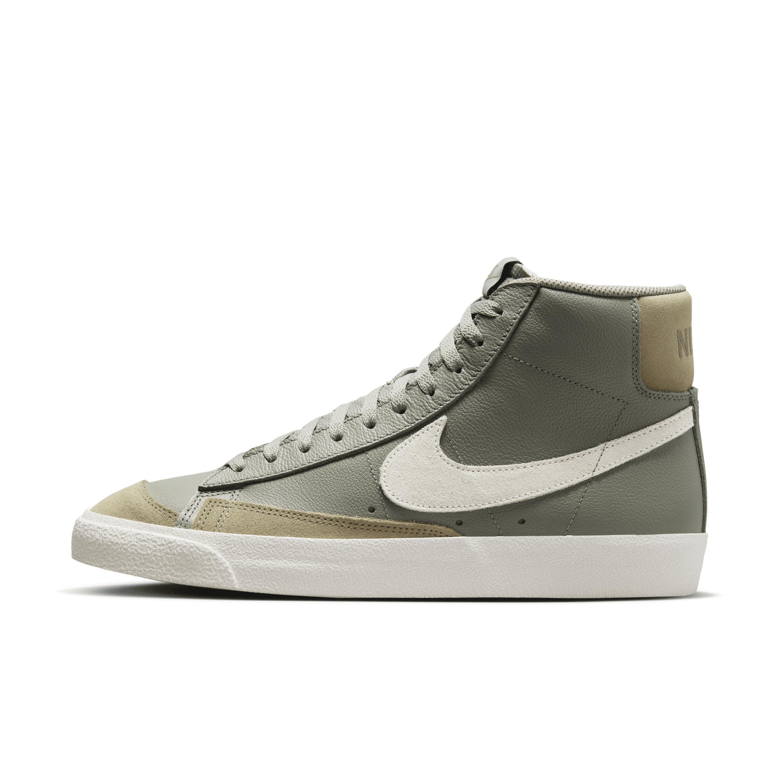 Blazer Mid '77 Premium Sneaker In Dark Stucco/phantom/olive Product Image