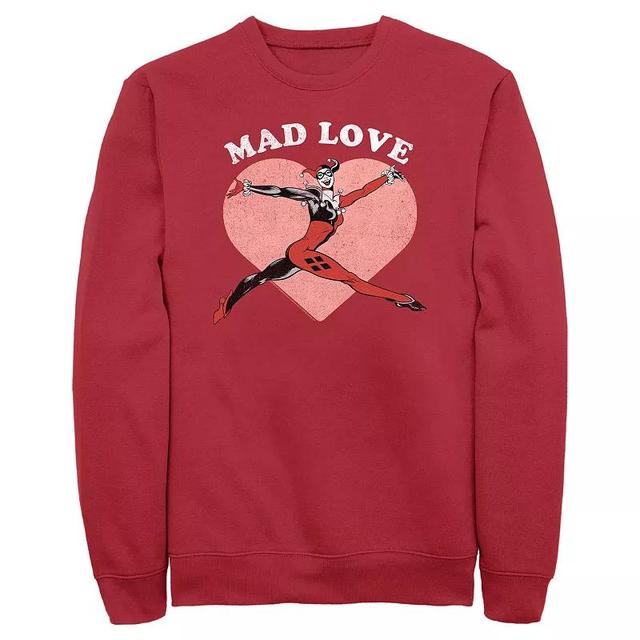 Mens Batman Harley Quinn Mad Love Graphic Fleece Product Image