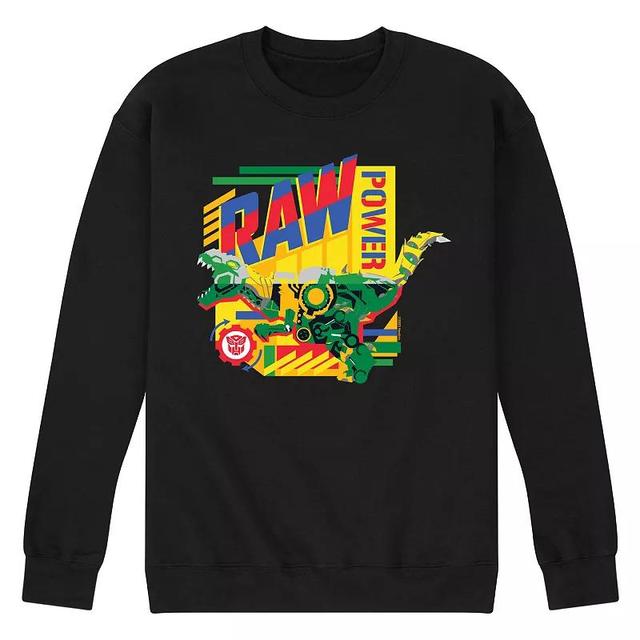 Mens Transformers Raw Power Fleece Sweatshirt Product Image