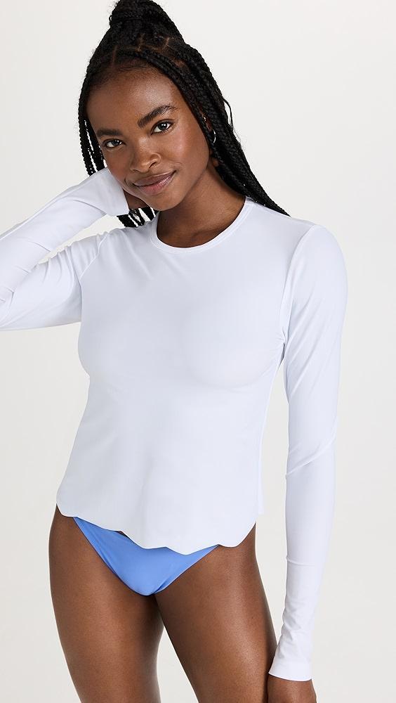 Cover Scallop Swim Tee | Shopbop Product Image