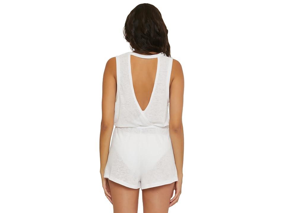 Becca Beach Date Open Back Cover-Up Romper Product Image