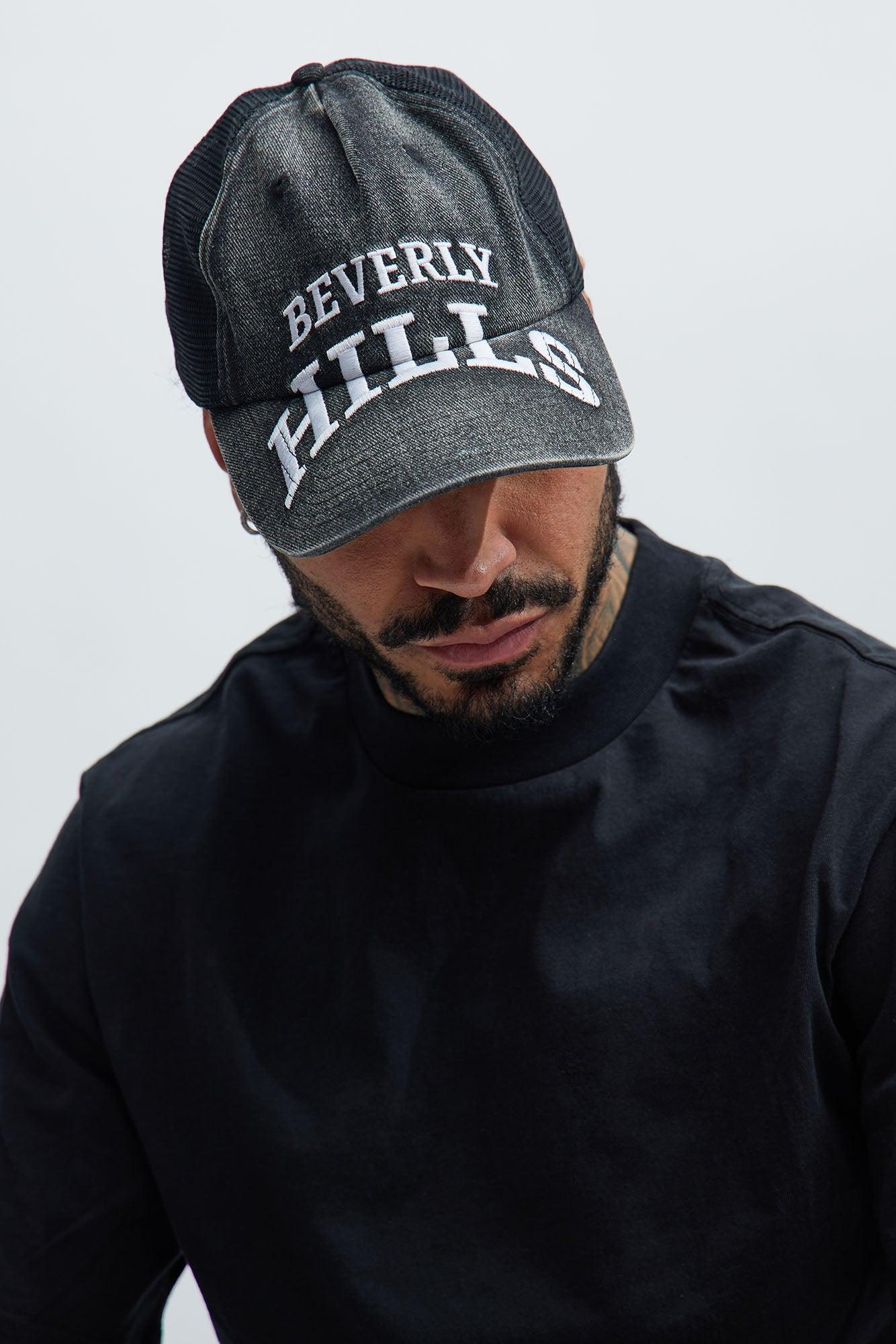 Beverly Hills Denim Snapback Hat - Denim Product Image