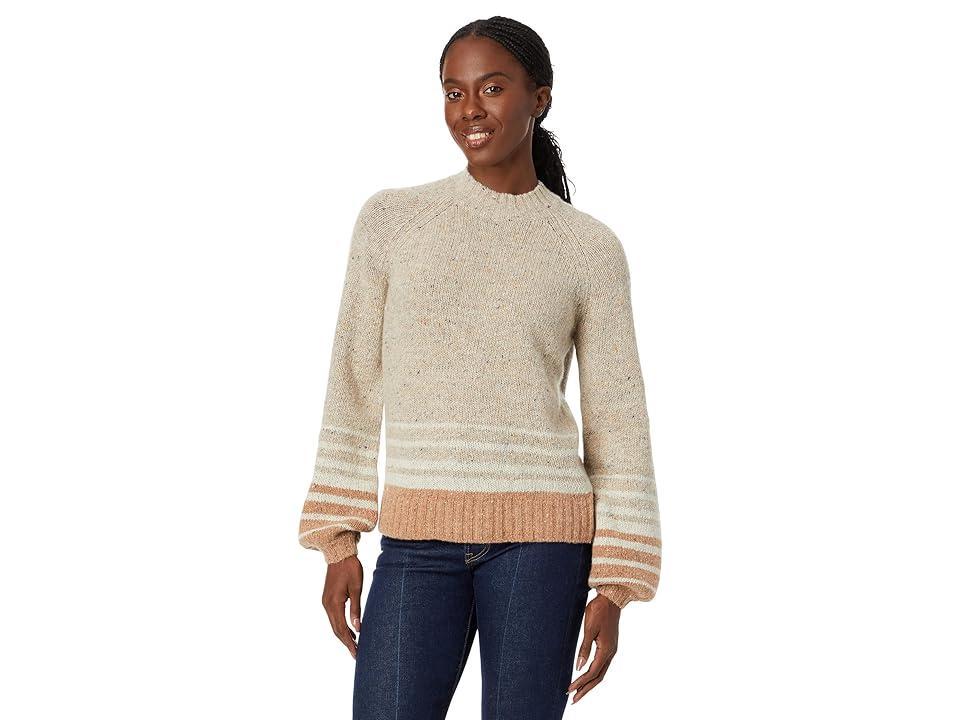 Smartwool Cozy Lodge Ombre Sweater (Oat Heather) Women's Clothing Product Image