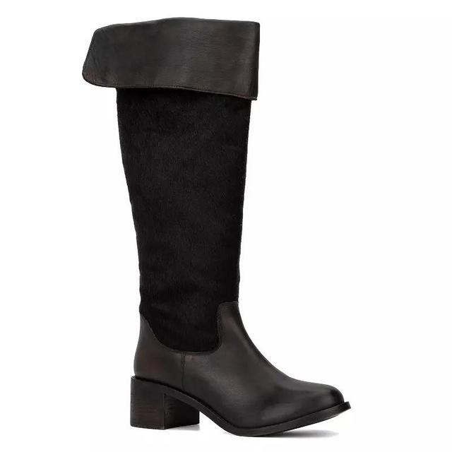 Vintage Foundry Co. Anastasia Womens Leather Knee-High Boots Product Image