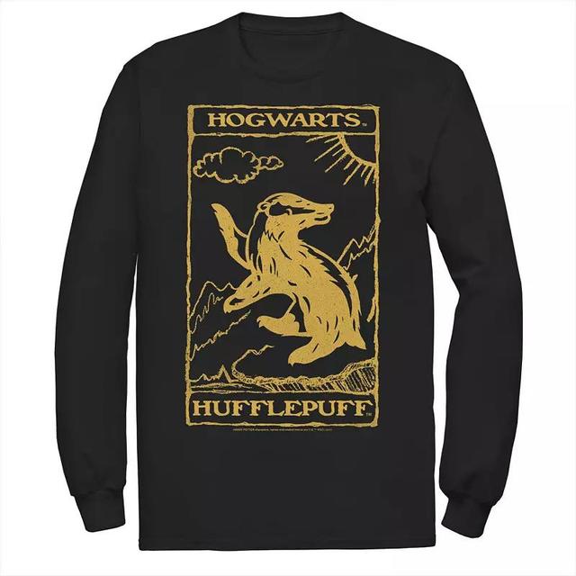 Mens Harry Potter Hufflepuff Vintage Poster Tee Product Image