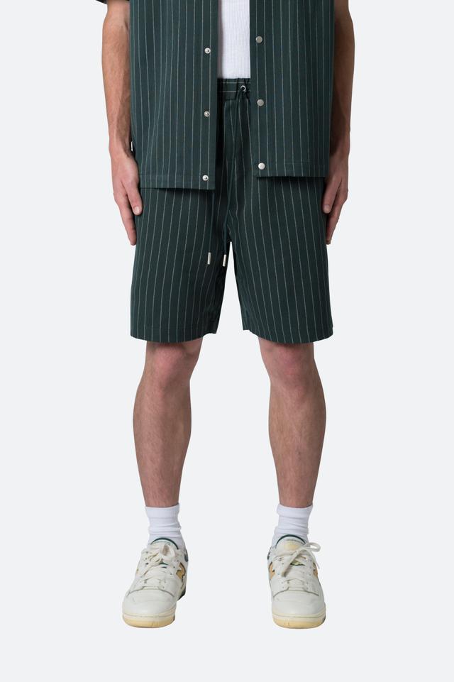 Pinstripe Shorts - Green Product Image