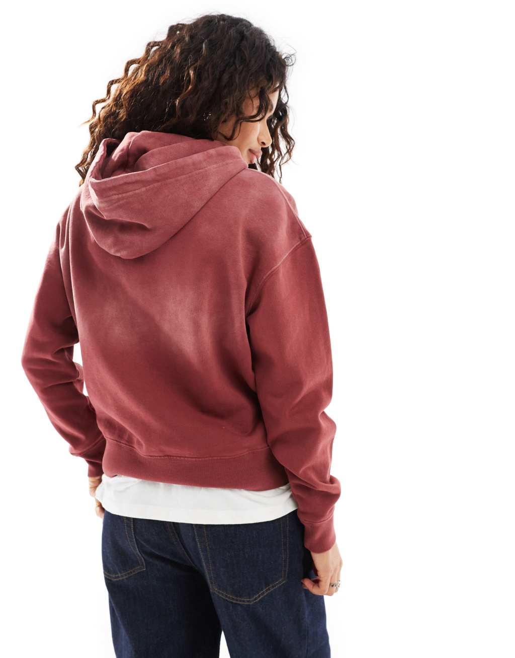 Deus Ex Machina ombre hoodie in brown Product Image