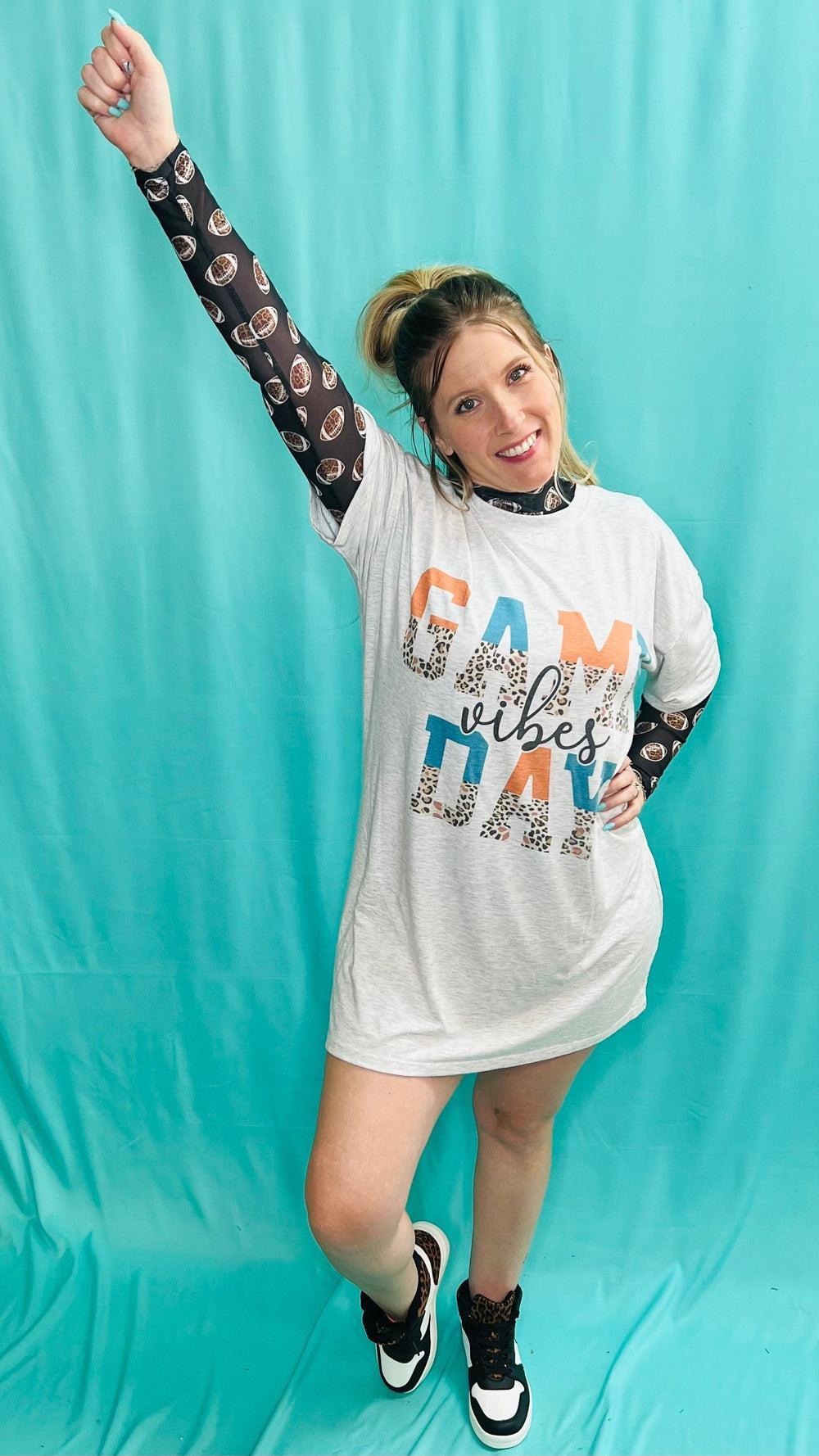 Game Day Vibes T-Shirt Dress* Product Image