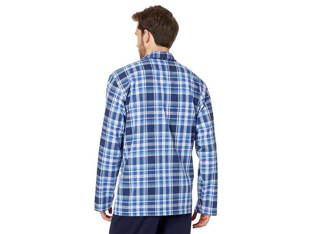 Polo Ralph Lauren Yarn-Dye Woven Long Sleeve PJ Shirt (Monroe Plaid/RL2000 Red Pony Player) Men's Pajama Product Image