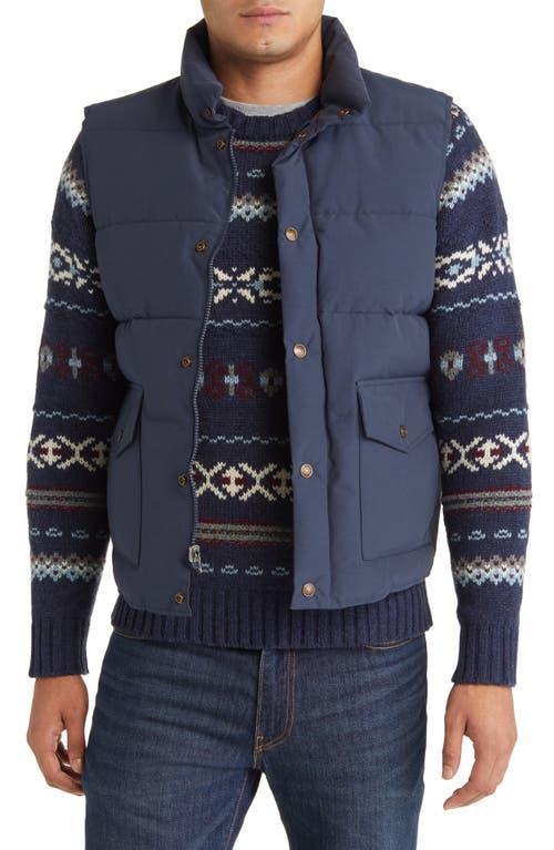 Schott NYC Mens Nylon & Cotton Puffer Vest Product Image