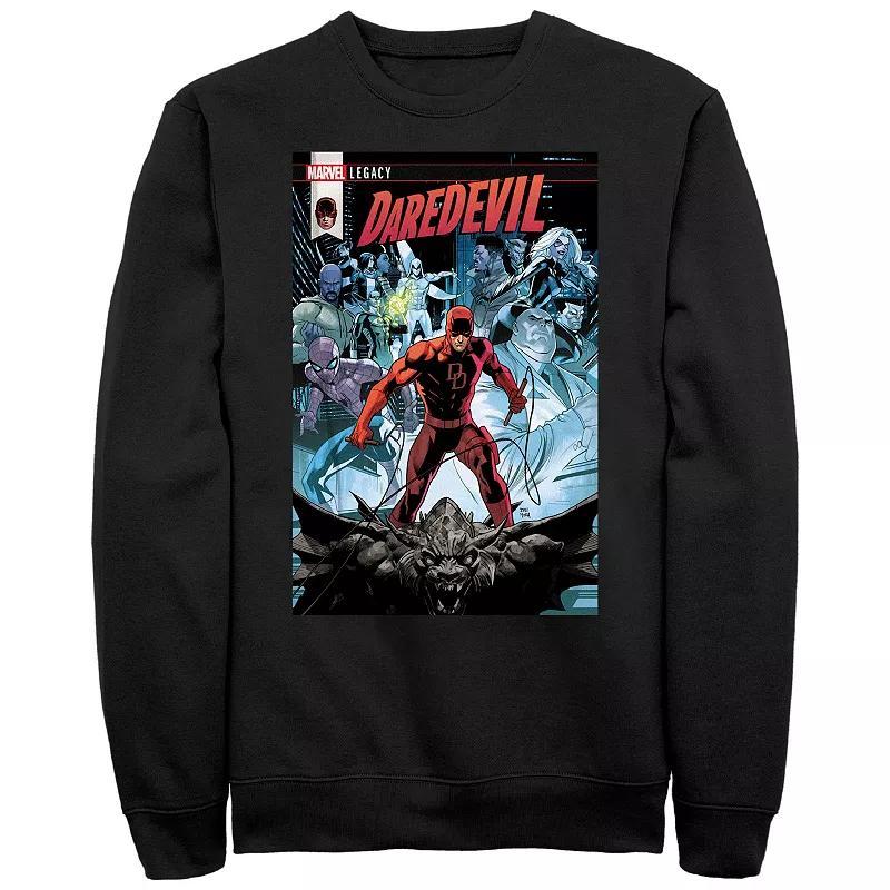 Mens Daredevil Comic Book Cover Graphic Fleece Product Image