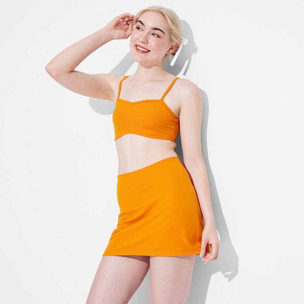 Womens Game Day ButterBliss Mini Skort - Wild Fable Dark Orange M Product Image