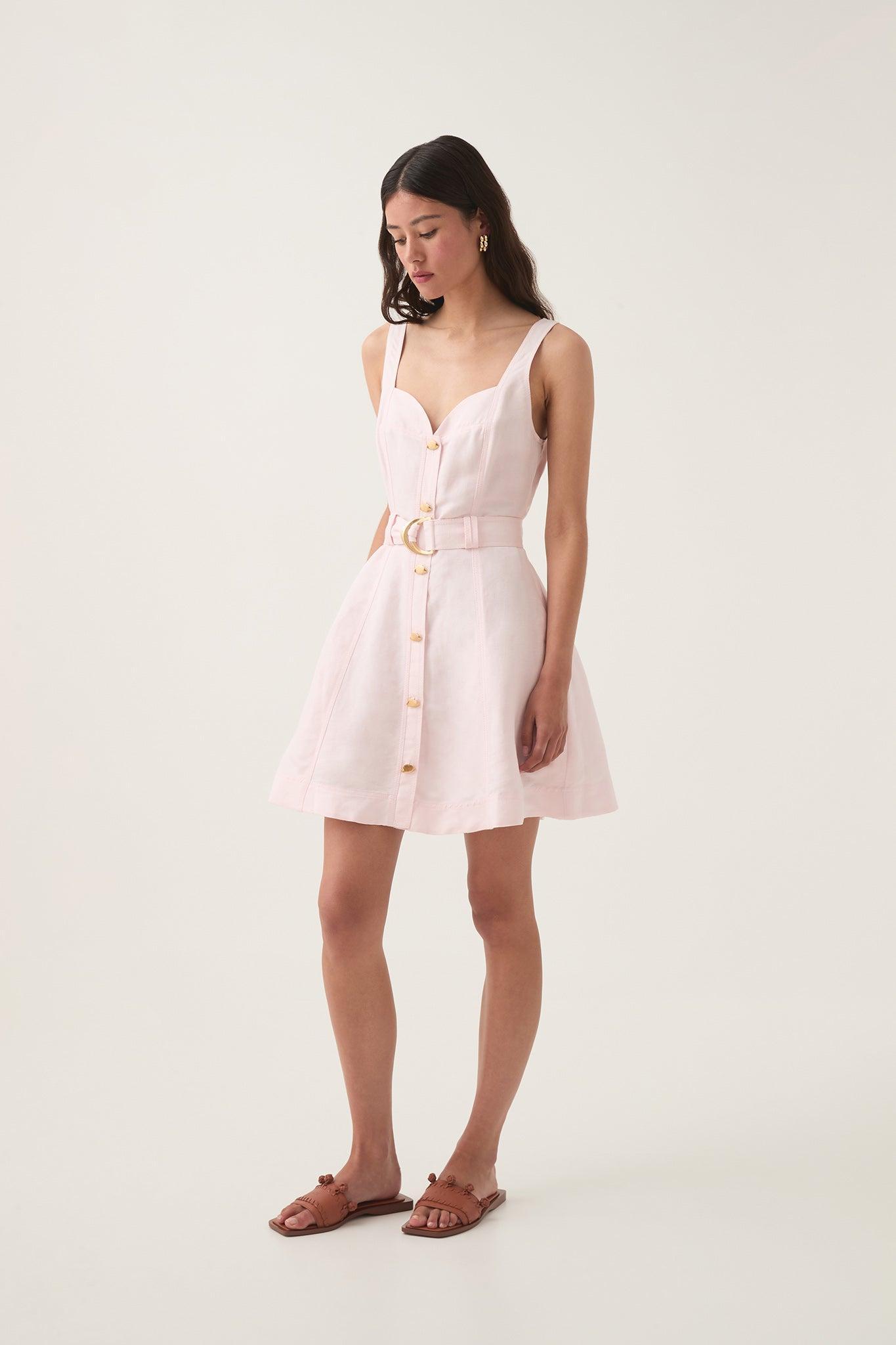 Clay Belted Mini Dress Product Image