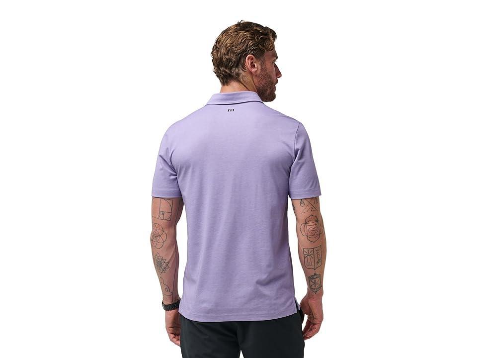 TravisMathew Ukulele Sunrise (Heather Imperial) Men's Short Sleeve Knit Product Image