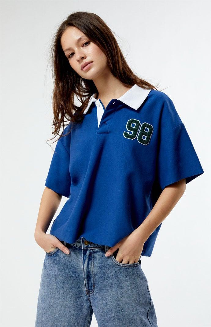 Women's Oversized Rugby T-Shirt Product Image