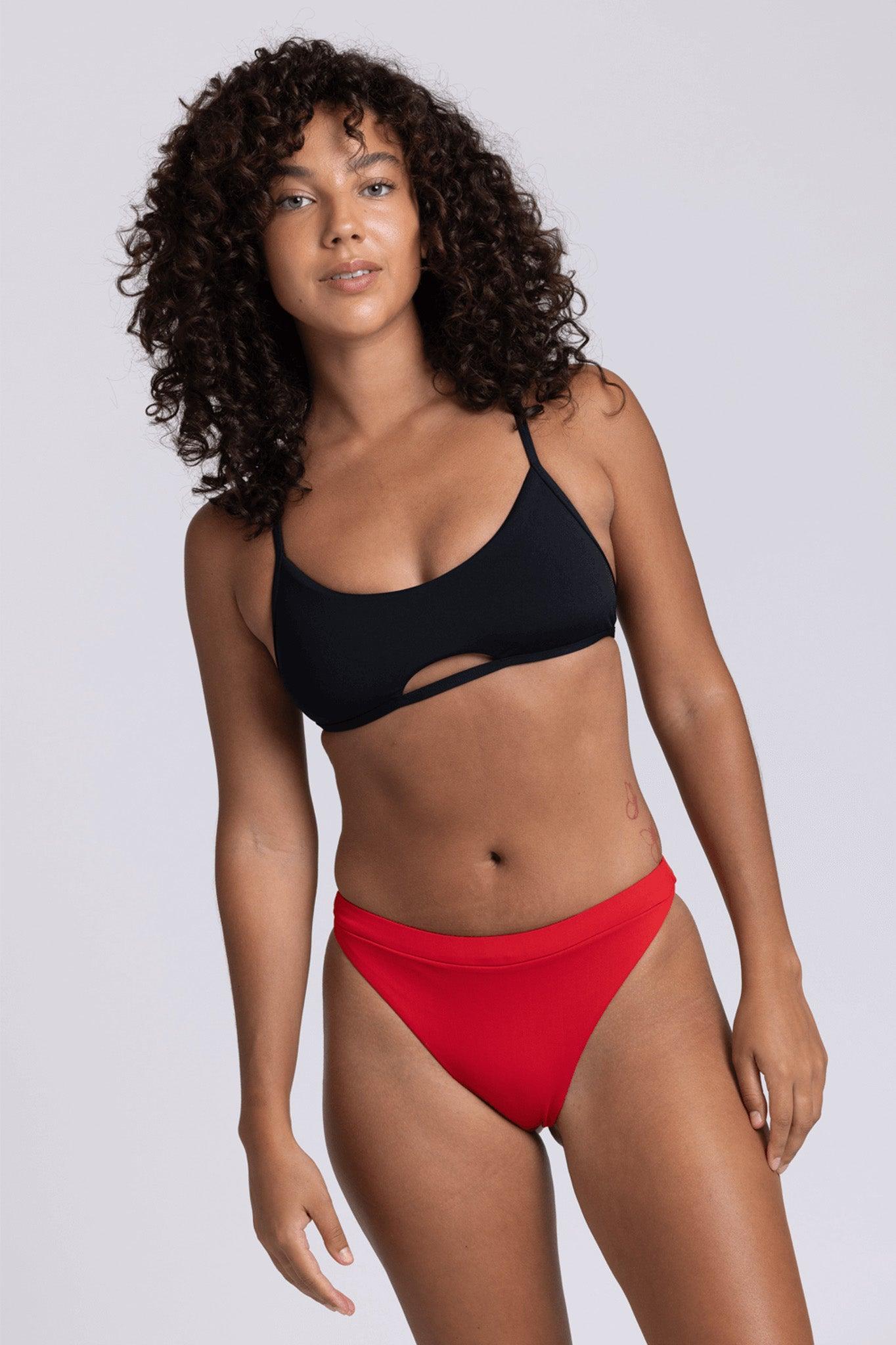 Annie Bikini Bottom - Red Female Product Image