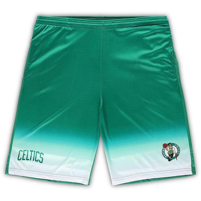 Mens Fanatics Branded Kelly Boston Celtics Big & Tall Fadeaway Shorts Product Image