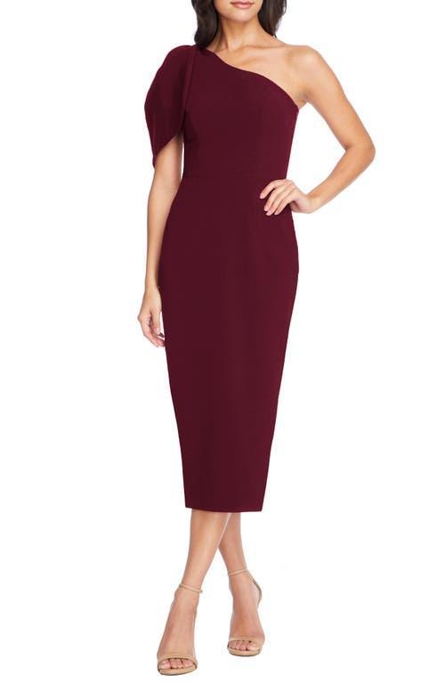 Dress the Population Tiffany One-Shoulder Midi Dress Product Image