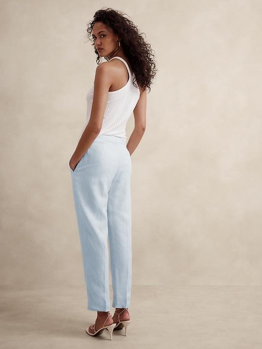 Lina Slim Linen Pant Product Image