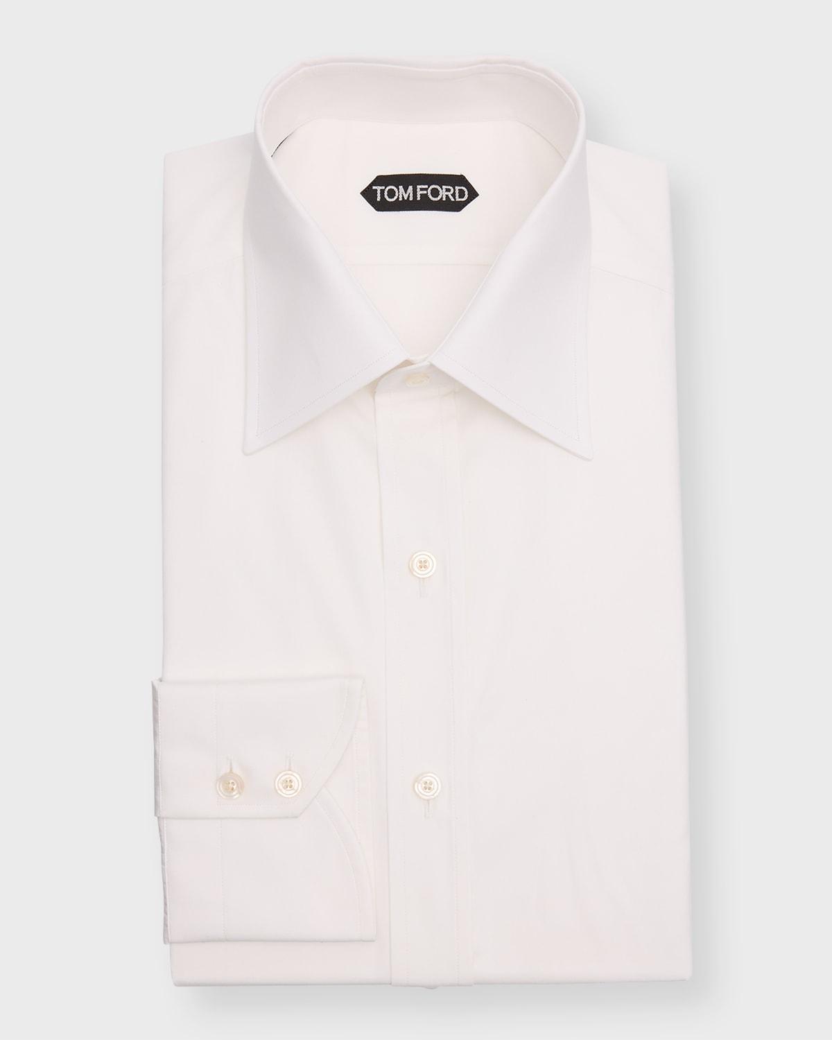 TOM FORD Slim Fit Poplin Button-Up Shirt Product Image